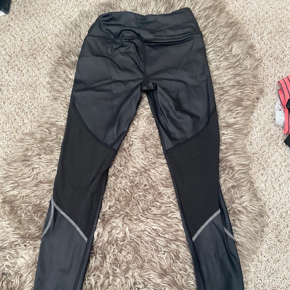 Victoria secret workout pants xs wet look